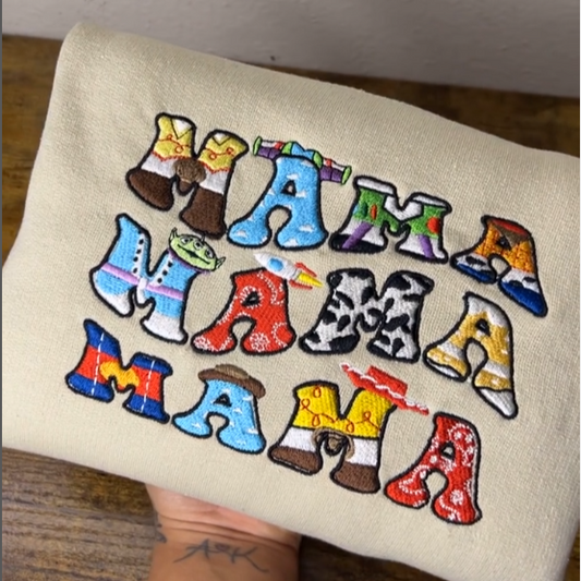 Woody Jessi x Mama Embroidered Sweatshirt