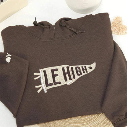 Embroidered hoodie for team support